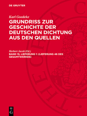 cover image of (Lieferung 46 des Gesamtwerkes)